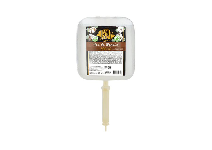 Sabonete Líquido Refil Flor de Algodão 800ml Premisse