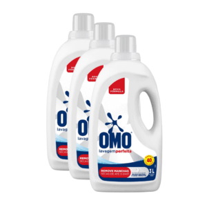 Kit 3 Lava Roupas Sabão Líquido OMO Lavagem Perfeita 5l Cada