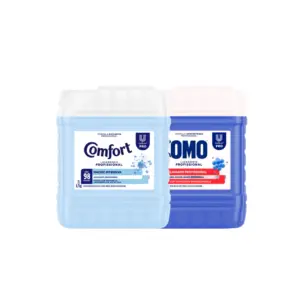 KIT Lavanderia: Lava Roupas Lavanderia Pro Omo 7L + Amaciante Comfort 7L